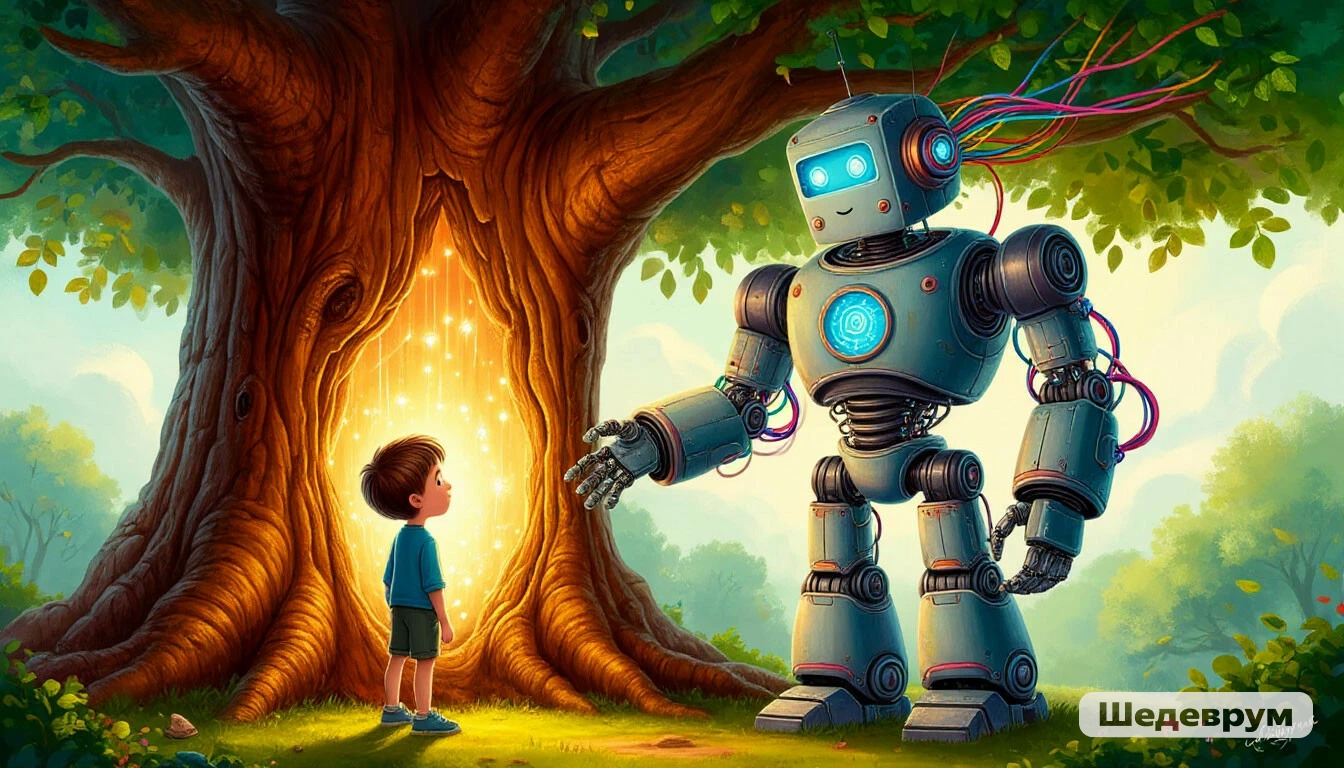 Мастер и сломанный робот